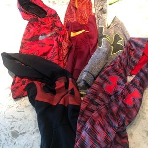 Under Armour and Nike small youth boys hoodie